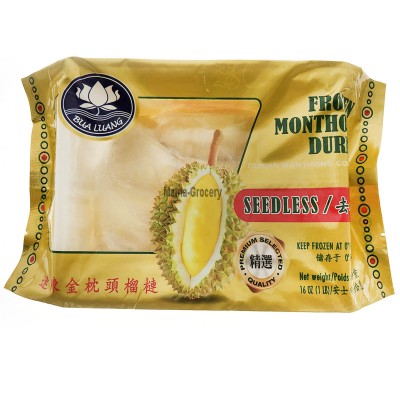 Bua Luang Frozen Monthong Durian Seedless 454g